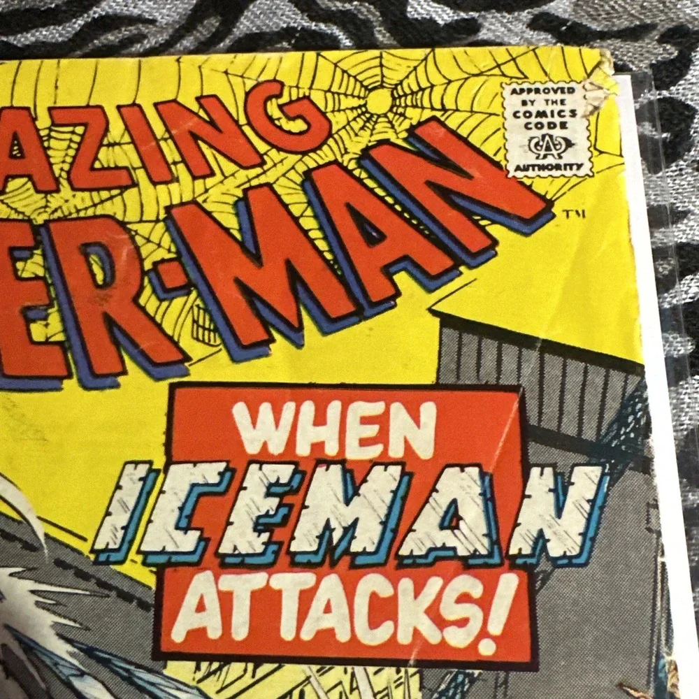 Marvel Comics Amazing Spider-Man #92  JAN - Bronze Age Spider-Man Iceman!